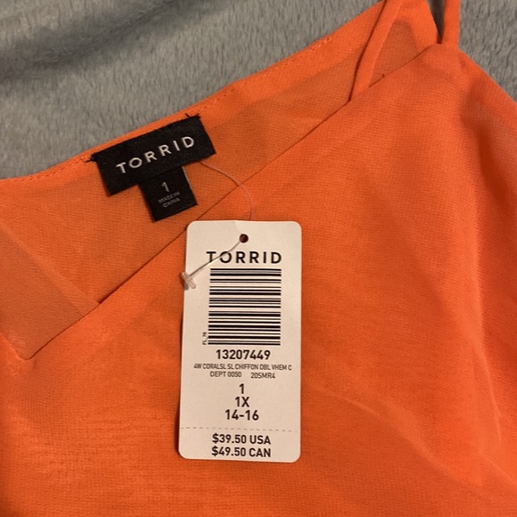 Coral Torrid Cami - Picture 2 of 3